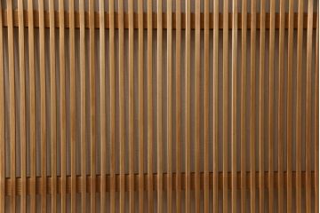 ビンテージ建具　落ち着いた和の雰囲気を演出する格子戸4枚セット(引き戸、ガラス帯戸、ヴィンテージ、建具)(R-063384)