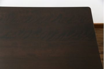 和製ビンテージ　北海道民芸家具　洗練されたデザインが魅力のダイニングテーブル(ヴィンテージ、食卓、4人掛け、6人掛け)(R-063385)