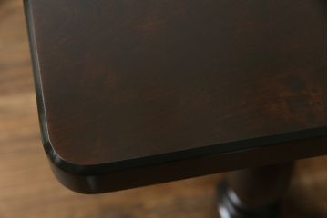 和製ビンテージ　北海道民芸家具　洗練されたデザインが魅力のダイニングテーブル(ヴィンテージ、食卓、4人掛け、6人掛け)(R-063385)