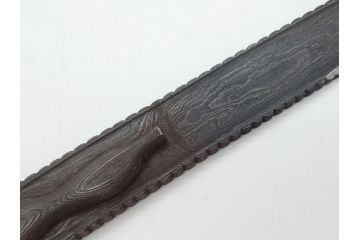 藤原良明(加藤真平)作　切り出し　武蔵國水心子　昭和戊辰年八月日　全長300mm　小刀(共箱付き、木目切り出し、短刀、ナイフ、刃物)(R-063389)