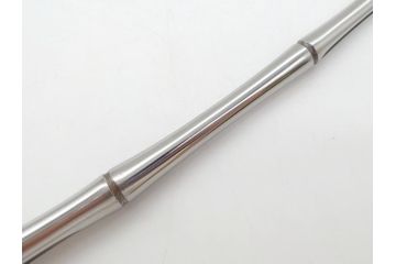 藤原良明(加藤真平)作　切り出し　細竹　武蔵國水心子　昭和甲子年正月　全長326mm　小刀(共箱付き、短刀、ナイフ、刃物)(R-063390)