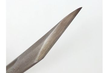 藤原良明(加藤真平)作　切り出し　中子　武蔵國水心子　大 昭和戊年五月日　全長219mm　小 平成三年正月　全長142mm　小刀2本セット(短刀、ナイフ、刃物)(R-063393)
