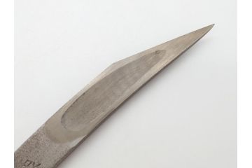 藤原良明(加藤真平)作　切り出し　中子　武蔵國水心子　大 昭和戊年五月日　全長219mm　小 平成三年正月　全長142mm　小刀2本セット(短刀、ナイフ、刃物)(R-063393)