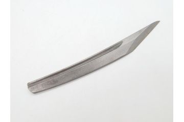 藤原良明(加藤真平)作　切り出し　中子　武蔵國水心子　大 昭和戊年五月日　全長219mm　小 平成三年正月　全長142mm　小刀2本セット(短刀、ナイフ、刃物)(R-063393)