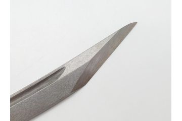 藤原良明(加藤真平)作　切り出し　中子　武蔵國水心子　大 昭和戊年五月日　全長219mm　小 平成三年正月　全長142mm　小刀2本セット(短刀、ナイフ、刃物)(R-063393)