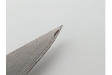 藤原良明(加藤真平)作　切り出し　中子　武蔵國水心子　大 昭和戊年五月日　全長219mm　小 平成三年正月　全長142mm　小刀2本セット(短刀、ナイフ、刃物)(R-063393)