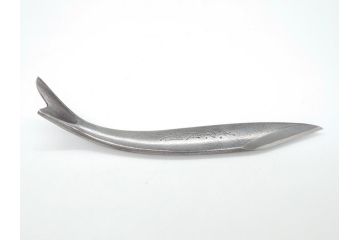 藤原良明(加藤真平)作　切り出し　鮎　昭和庚申年十月日　全長240mm　小刀(共箱付き、短刀、ナイフ、刃物)(R-063394)