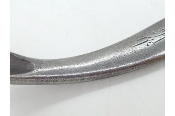 藤原良明(加藤真平)作　切り出し　鮎　昭和庚申年十月日　全長240mm　小刀(共箱付き、短刀、ナイフ、刃物)(R-063394)
