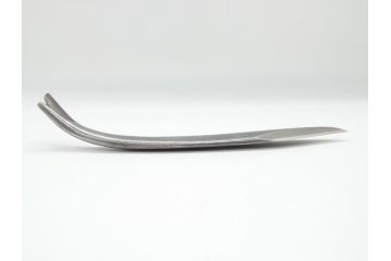 藤原良明(加藤真平)作　切り出し　鮎　昭和庚申年十月日　全長240mm　小刀(共箱付き、短刀、ナイフ、刃物)(R-063394)