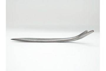 藤原良明(加藤真平)作　切り出し　鮎　昭和庚申年十月日　全長240mm　小刀(共箱付き、短刀、ナイフ、刃物)(R-063394)