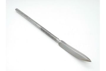 藤原良明(加藤真平)作　生反り　武蔵國水心子　昭和癸亥年十月日　全長370mm　小刀(槍鉋、短刀、ナイフ、刃物、共箱付き)(R-063400)
