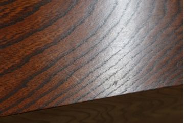 和製ビンテージ　岩谷堂箪笥　希少デザイン!!　力強い木目が目を惹く変わり型小箪笥(収納箪笥、整理箪笥、サイドチェスト、サイドボード、引き出し、ヴィンテージ)(R-063408)