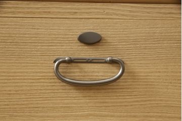 中古　美品　最高級　伝統工芸品　伝統工芸士　加藤隆康作　衣装盆も凝ったデザインの春日部桐箪笥(胴丸、四方丸、桐たんす、着物箪笥、衣装タンス、和箪笥、引き出し)(R-063409)