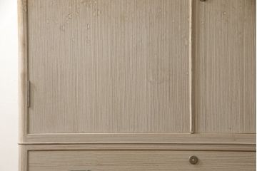 中古　伝統工芸士　頓所芳男作　凛とした佇まいが魅力の加茂総桐箪笥(胴丸、桐たんす、着物箪笥、和タンス、引き出し、衣装箪笥)(R-063413)
