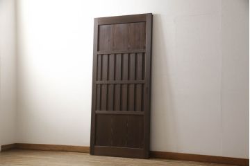 ラフジュ工房オリジナル　和の空間演出におすすめの無双戸1枚(引き戸、格子戸、板戸、帯戸、無双窓、建具)(R-063414)