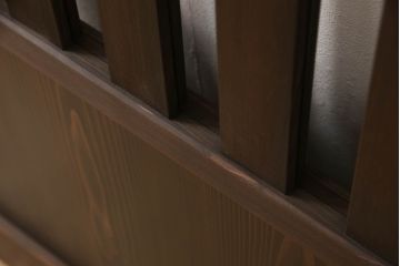 ラフジュ工房オリジナル　和の空間演出におすすめの無双戸1枚(引き戸、格子戸、板戸、帯戸、無双窓、建具)(R-063414)