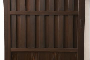 ラフジュ工房オリジナル　和の空間演出におすすめの無双戸1枚(引き戸、格子戸、板戸、帯戸、無双窓、建具)(R-063414)