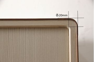 中古　桑材　縁取り　モダンデザイン　和モダンな空間づくりに活躍する加茂桐箪笥(並厚、桐たんす、和タンス、引き出し、衣装タンス、チェスト)(R-063417)