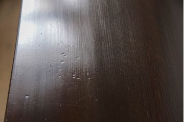 和製ビンテージ　松本民芸家具　M.C型　角手が目を引く和モダンの茶棚(茶タンス、茶箪笥、飾り棚、サイドボード、引き出し、収納棚、キャビネット、ヴィンテージ)(R-063426)
