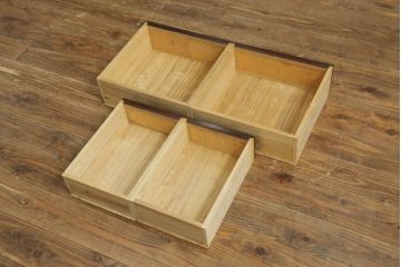 ヴィンテージ　松本民芸家具　絶版品!直線的なデザインが美しい戸棚(収納棚、サイドボード、ビンテージ)(R-063427)