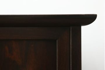 ヴィンテージ　松本民芸家具　絶版品!直線的なデザインが美しい戸棚(収納棚、サイドボード、ビンテージ)(R-063427)