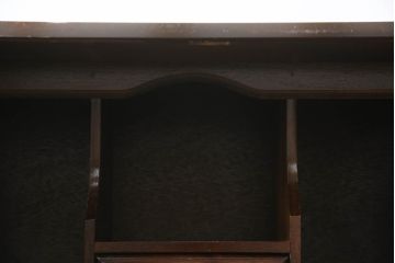 イギリスアンティーク　マホガニー材　希少サイズ!!幅せまライティングビューロー(簿記机、ワークデスク、在宅用、在宅ワーク用、引き出し)(R-063438)