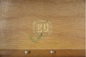 イギリスビンテージ　G-PLAN(ジープラン)　BBシリーズ　ブラックカラーと木の色合いのコントラストが格好良いルームディバイダー(キャビネット、飾り棚、オープンラック、収納棚、戸棚、間仕切り、ヴィンテージ)(R-063439)