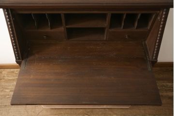 ビンテージ家具　DREXEL HERITAGE(ドレクセルヘリテイジ)　アメリカ輸入モデル　ESPERANTO(エスペラント)　品のある佇まいが魅力的なライティングビューロー(簿記机、在宅ワーク、在宅用ワークデスク、チェスト、ヴィンテージ)(R-063449)