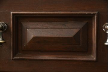 ビンテージ家具　DREXEL HERITAGE(ドレクセルヘリテイジ)　アメリカ輸入モデル　ESPERANTO(エスペラント)　品のある佇まいが魅力的なライティングビューロー(簿記机、在宅ワーク、在宅用ワークデスク、チェスト、ヴィンテージ)(R-063449)