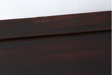 和製ビンテージ　花梨(カリン)材　扉と引き出しがリバーシブル仕様のユニークな飾り棚(戸棚、収納棚、ヴィンテージ)(R-063451)