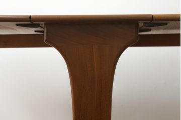 イギリスビンテージ　チーク材　G-PLAN(ジープラン)　スタイリッシュなデザインのバタフライテーブル(エクステンションテーブル、ダイニングテーブル、2人掛け、4人掛け、食卓、ヴィンテージ)(R-063455)
