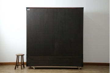 中古　美品　最高級　特注品　岩谷堂箪笥　龍の手打ち金具が存在感を放つ収納棚　(R-063462)