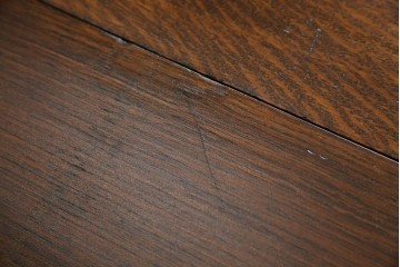 イギリスアンティーク　オーク材　脚のデザインが美しいツイストレッグバタフライテーブル　(R-063466)