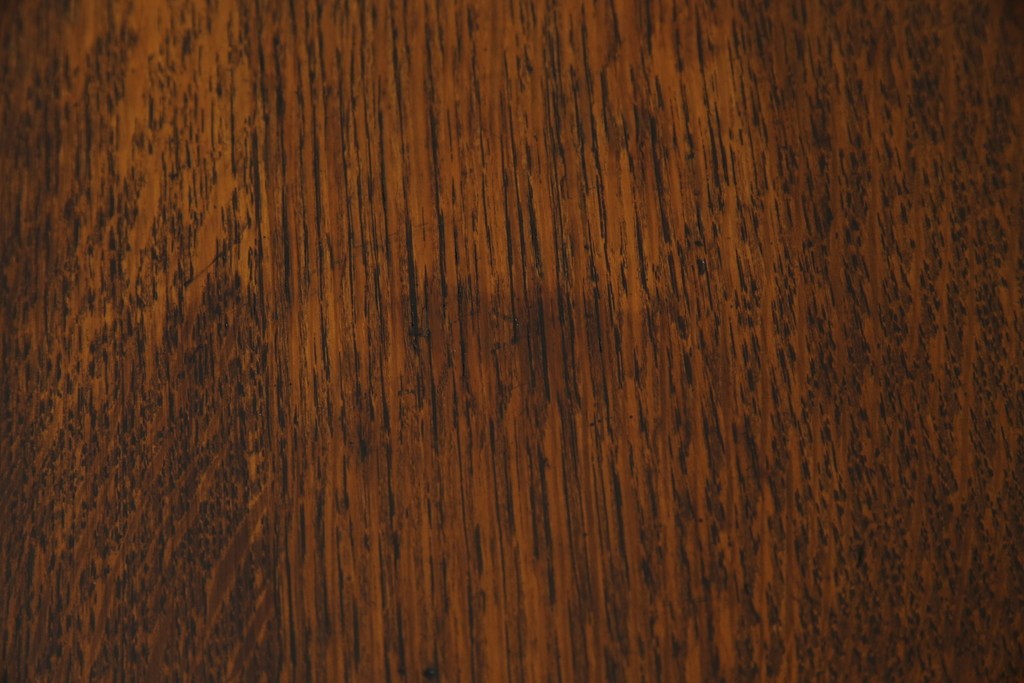 イギリスアンティーク　オーク材　脚のデザインが美しいツイストレッグバタフライテーブル　(R-063466)