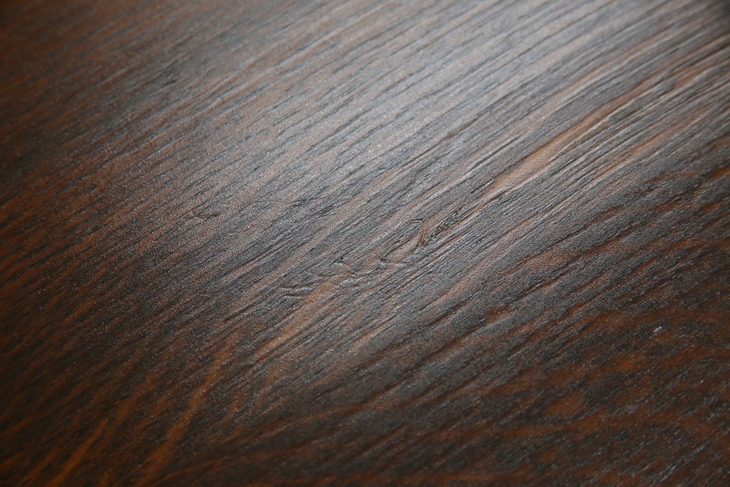 イギリスアンティーク　オーク材　脚のデザインが美しいツイストレッグバタフライテーブル　(R-063466)