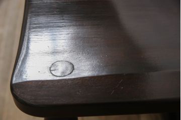ビンテージ家具　松本民芸家具　クラシカルなダイニングづくりにぴったりの安川式スピンドルチェア2脚セット(板座チェア、ダイニングチェア、椅子、ヴィンテージ)(R-063471)