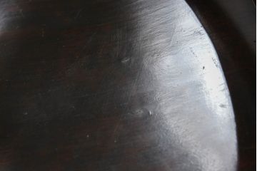 ビンテージ家具　松本民芸家具　クラシカルなダイニングづくりにぴったりの安川式スピンドルチェア2脚セット(板座チェア、ダイニングチェア、椅子、ヴィンテージ)(R-063471)