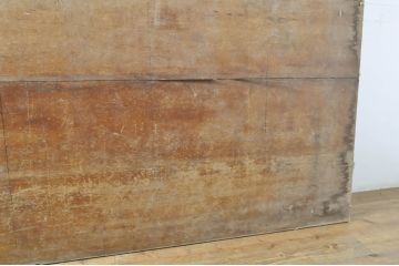 和製アンティーク　特大!!　ラワン材　お洒落な空間に一役買う古材天板1枚(材料、DIY)(R-063476)