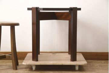 中古　星野民芸家具(星野民藝)　大人の落ち着きある空間づくりにおすすめなセンターテーブル(コーヒーテーブル、オケージョナルテーブル、サイドテーブル)(R-063485)