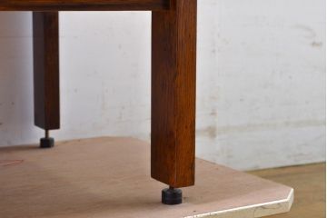 イギリスビンテージ　ローズウッド材　収納できる扉で使用中は開けっ放しOK!小引き出し付きのファイルキャビネット(収納棚、本棚、飾り棚、戸棚、垂直収納扉、ヴィンテージ)(R-063490)