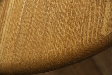 イギリスビンテージ　レアモデル!　ERCOL(アーコール)　角のない優しいフォルムのバタフライローテーブル(ラウンドテーブル、バタフライテーブル、センターテーブル、エクステンションテーブル、ヴィンテージ)(R-063501)