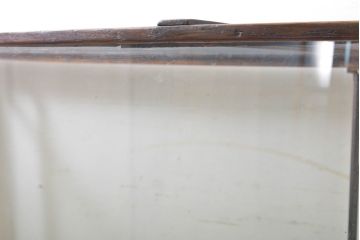 ベルギーアンティーク　オーク材　特大　上品な佇まいが魅力のガラスケース(ショーケース、飾り棚、陳列棚)(R-063512)