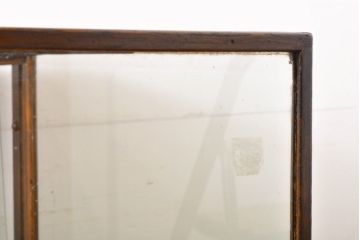 ベルギーアンティーク　オーク材　特大　上品な佇まいが魅力のガラスケース(ショーケース、飾り棚、陳列棚)(R-063512)