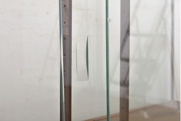 ベルギーアンティーク　オーク材　特大　上品な佇まいが魅力のガラスケース(ショーケース、飾り棚、陳列棚)(R-063512)