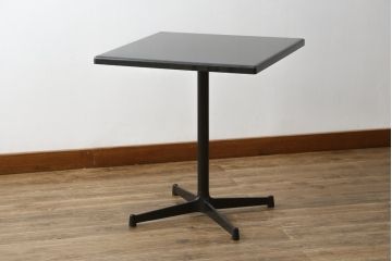 中古　特注　御影石　スタイリッシュでモダンな雰囲気漂うラウンジテーブル(サイドテーブル、コーヒーテーブル)(R-063516)