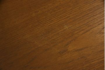 イギリスビンテージ　チーク材　ビーチ材　ナチュラルスタイルのお部屋づくりにぴったりのエクステンションテーブル(ダイニングテーブル、拡張式テーブル、丸テーブル、ラウンドテーブル、食卓、2人掛け、4人掛け、6人掛け、ヴィンテージ)(R-063537)