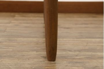 デンマークビンテージ　北欧ヴィンテージ　チーク材　すっきりとした佇まいが魅力的なエクステンションテーブル(ダイニングテーブル、4人掛け、6人掛け、8人掛け、伸長式、食卓、作業台)(R-063542)