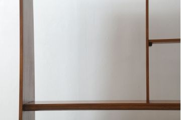 デンマークビンテージ　シンプルでスッキリとしたデザインが北欧らしいルームディバイダー(テレビ台、テレビボード、飾り棚、キャビネット、収納棚、戸棚、オープンラック、間仕切り、ヴィンテージ)(R-063544)
