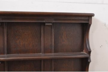 中古　イギリス家具　ERCOL(アーコール)　おしゃれなディスプレイが楽しめる壁掛け収納棚(飾り棚、ウォールラック、ウォールシェルフ、英国)(R-063549)