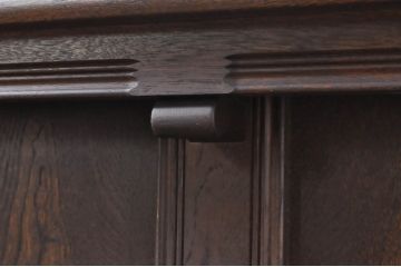 中古　イギリス家具　ERCOL(アーコール)　おしゃれなディスプレイが楽しめる壁掛け収納棚(飾り棚、ウォールラック、ウォールシェルフ、英国)(R-063549)